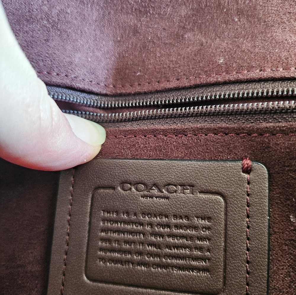 Coach Georgie Quilted Shoulder Bag w/ Strap - Picture 8 of 10